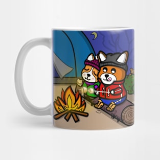 Camping Corgis Mug